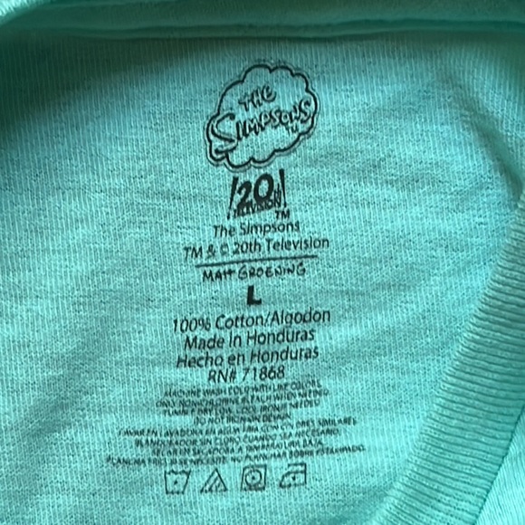 Bart Simpson Graphic T-shirt mens size large. 100% Cotton. - Picture 3 of 4